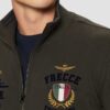 AERONAUTICA MILITARE Szarozielona bluza męska Color-block