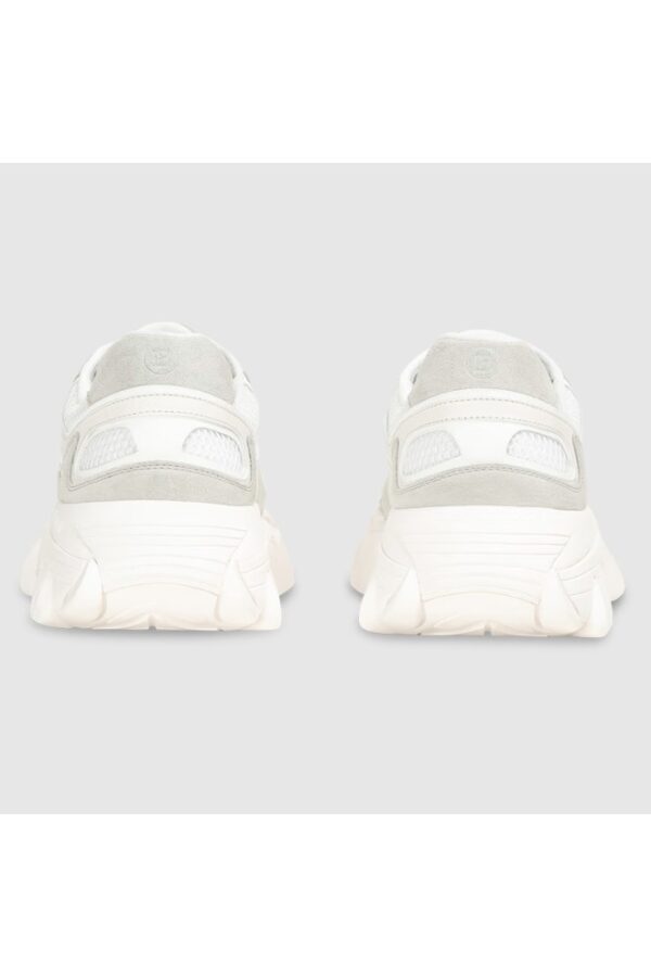 BALMAIN Sneakersy skórzane męskie białe B-East