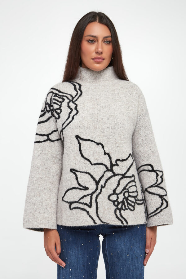 Sweter damski z wełną JOSEPH RIBKOFF