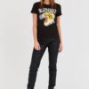 KENZO Czarny damski t-shirt Tiger Varsity crewneck