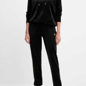 GUESS Czarna damska bluza z cyrkoniami Couture