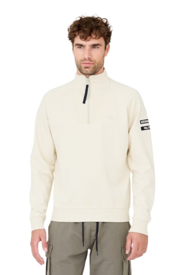 AERONAUTICA MILITARE Beżowa męska bluza