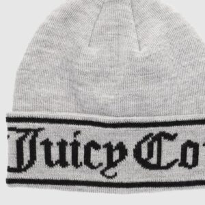 JUICY COUTURE Szara czapka z logo
