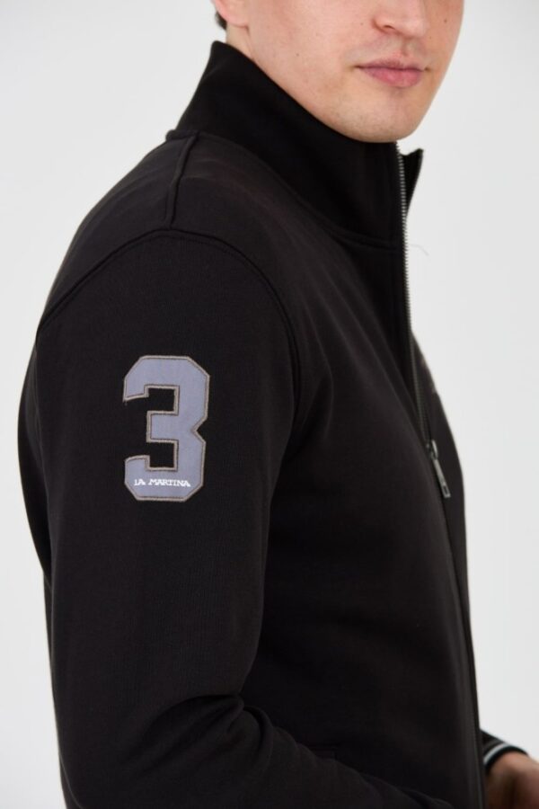LA MARTINA Czarna męska rozpinana bluza