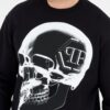 PHILIPP PLEIN Czarna bluza męska x-ray skull