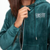 Bluza damska welurowa DKNY