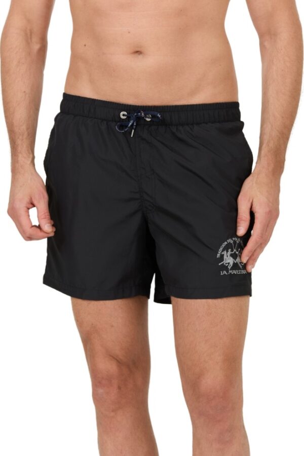 LA MARTINA Czarne męskie kąpielówki
