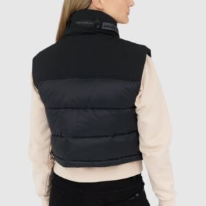 6bdbe906d17ab6c479a89aa7607059fbc6bc382e INVICTA Czarny puchowy krótki bezrękawnik damski