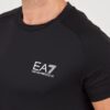 EA7 Czarny męski t-shirt Ventus 7
