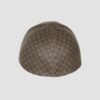 BALMAIN Brązowa czapka z daszkiem Mini Mng Coated Canvas, Rozmiar 2