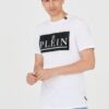 PHILIPP PLEIN T-shirt męski biały z dużym logo