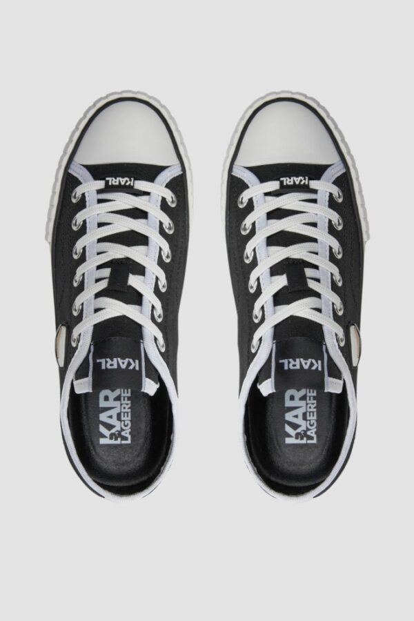 KARL LAGERFELD Czarne trampki damskie KAMPUS MAX NFT