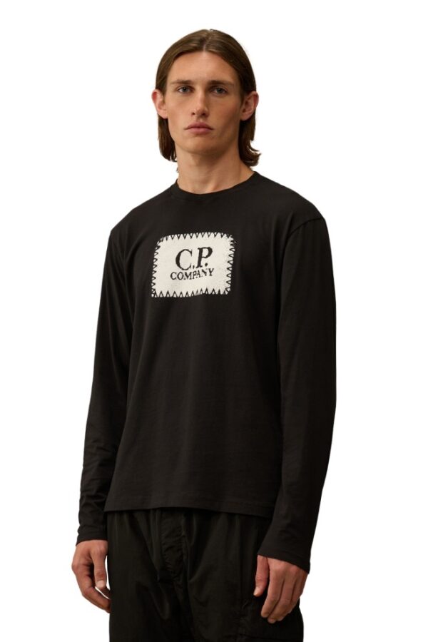 C.P. COMPANY Czarny męski longsleeve