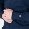 TOMMY JEANS Granatowa bluza męska na zamek z dużym logo