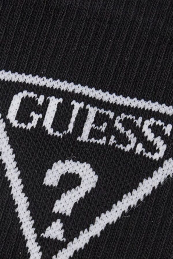 GUESS Czarne damskie sportowe skarpetki Ellen