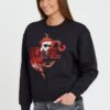 KARL LAGERFELD Czarna damska bluza ikonik lny