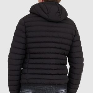 INVICTA Czarna męska kurtka puchowa z kapturem