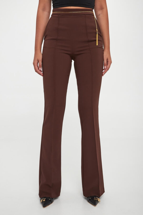 Spodnie damskie z krepy ELISABETTA FRANCHI