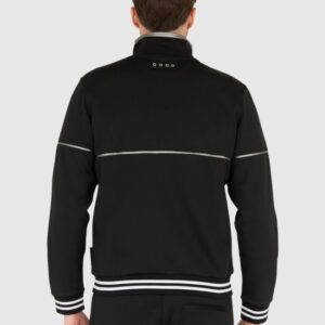 LA MARTINA Czarna bluza męska na suwak