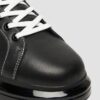 KARL LAGERFELD Czarne męskie sneakersy skórzane Kapri Kushion Lo Lace