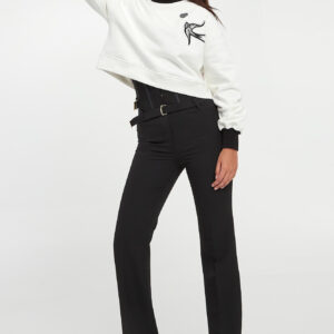 Bluza damska z logo Mandorlato PINKO