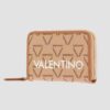 VALENTINO Beżowy mały portfel Liuto
