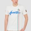 AERONAUTICA MILITARE Biały męski t-shirt Short Sleeve