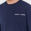 TOMMY JEANS Granatowy męski longsleeve
