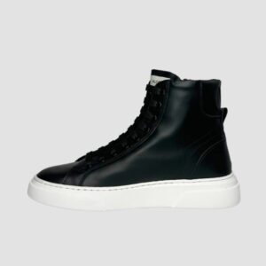 VALENTINO Czarne sneakersy HIGH-TOP