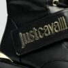 JUST CAVALLI Czarne damskie botki FONDO BOURNE