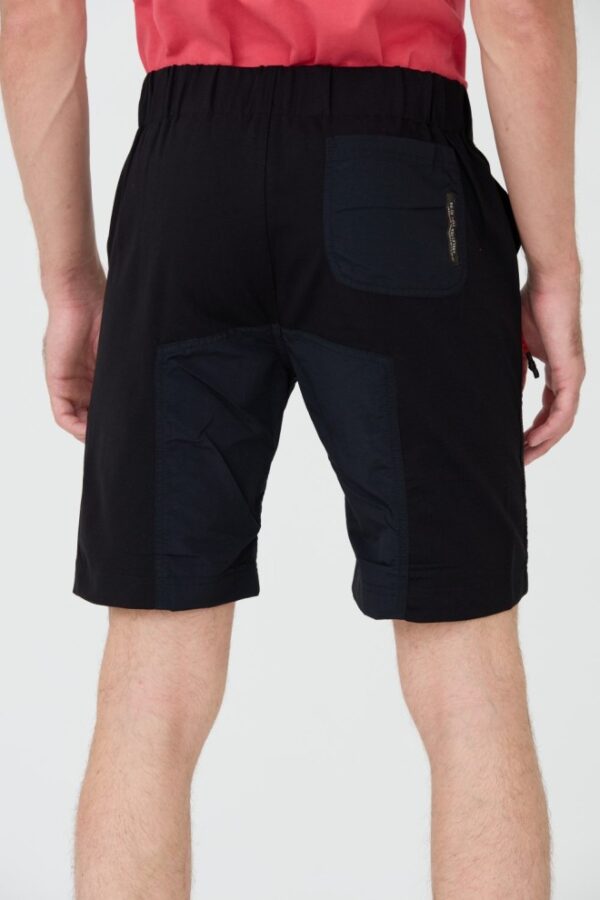 AERONAUTICA MILITARE Czarne męskie spodenki