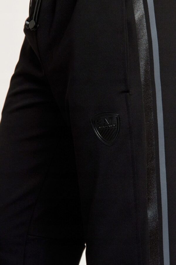 EA7 Męskie spodnie dresowe z lampasami