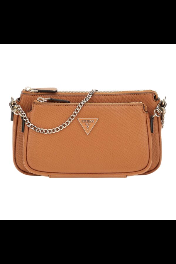 GUESS Brązowa kopertówka damska Noelle