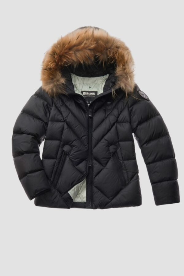 7197eded973b18e6006d0652a0ee01601e96e9f4 BLAUER Czarna kurtka damska Alicia Short Jackets