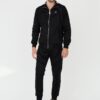 PHILIPP PLEIN Czarna męska bluza dresowa Jogging Zipped Jacket
