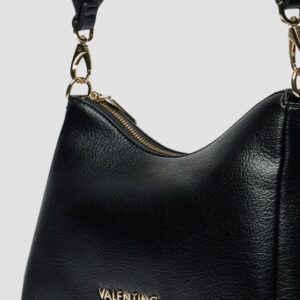 VALENTINO Czarna damska torebka Kalimba Hobo Bag z saszetką
