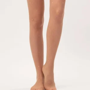 Cienkie rajstopy w serduszka 20 DEN