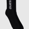 GUESS Czarne sportowe skarpetki męskie Arlo