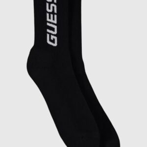 GUESS Czarne sportowe skarpetki męskie Arlo