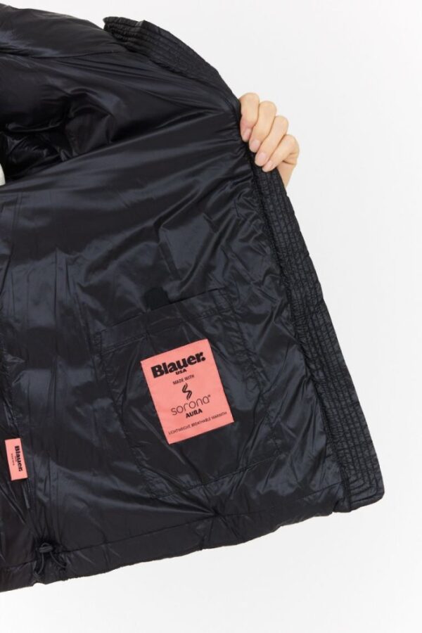 BLAUER Czarna puchowa kurtka damska Joy
