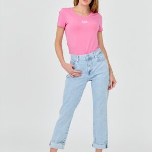 7 FOR ALL MANKIND Jasne jeansy damskie Relaxed Skinny