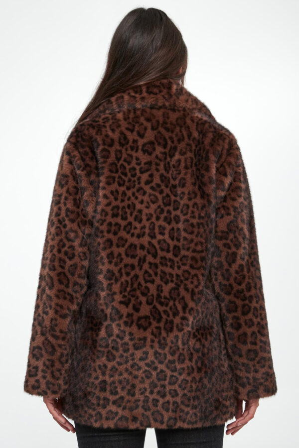 Futro damskie w panterkę JOSEPH RIBKOFF