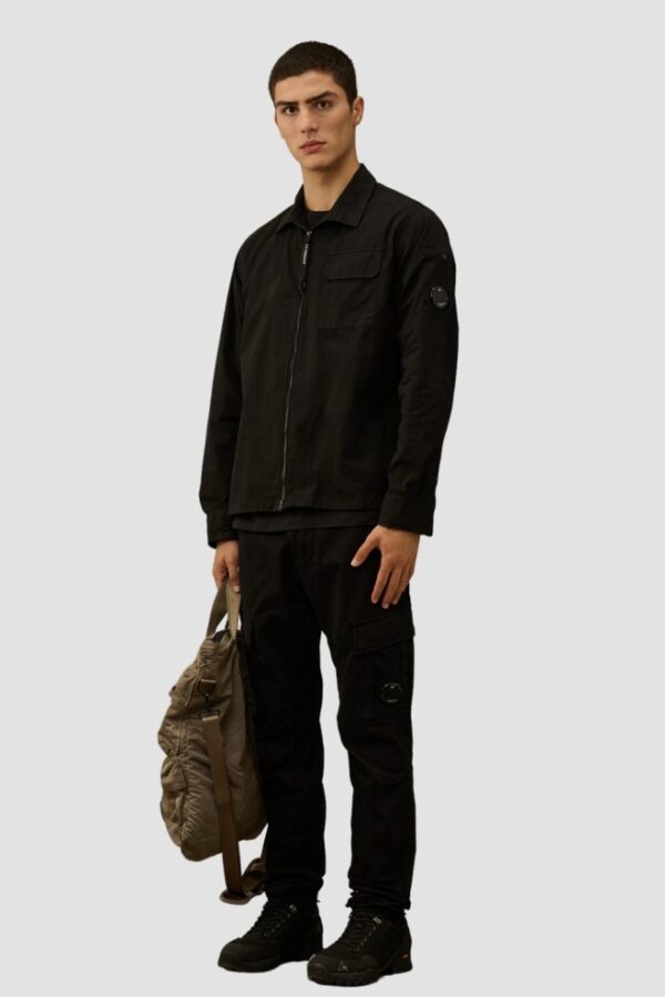 C.P. COMPANY Czarne męskie spodnie Cargo Pant, Rozmiar 50