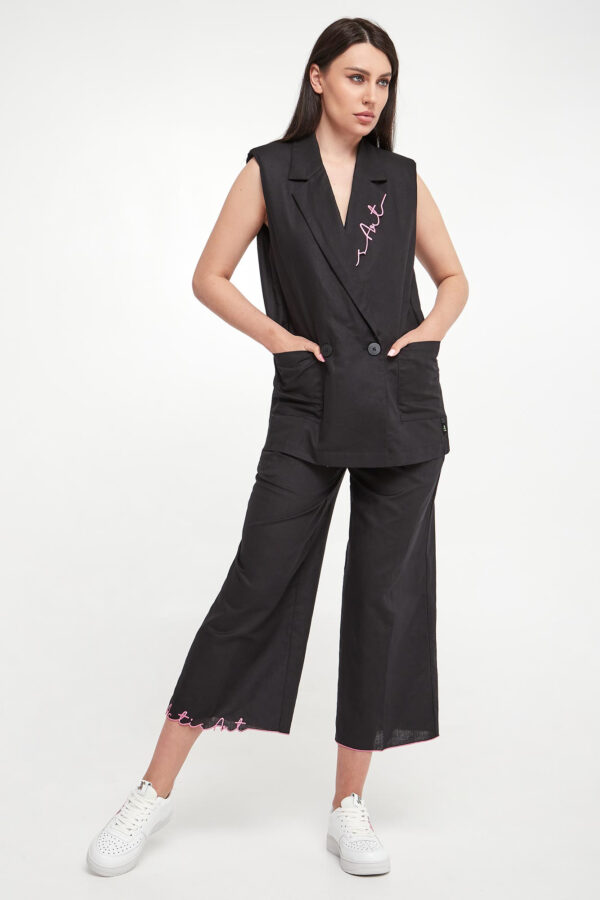 Kamizelka damska lniana TWINSET ACTITUDE