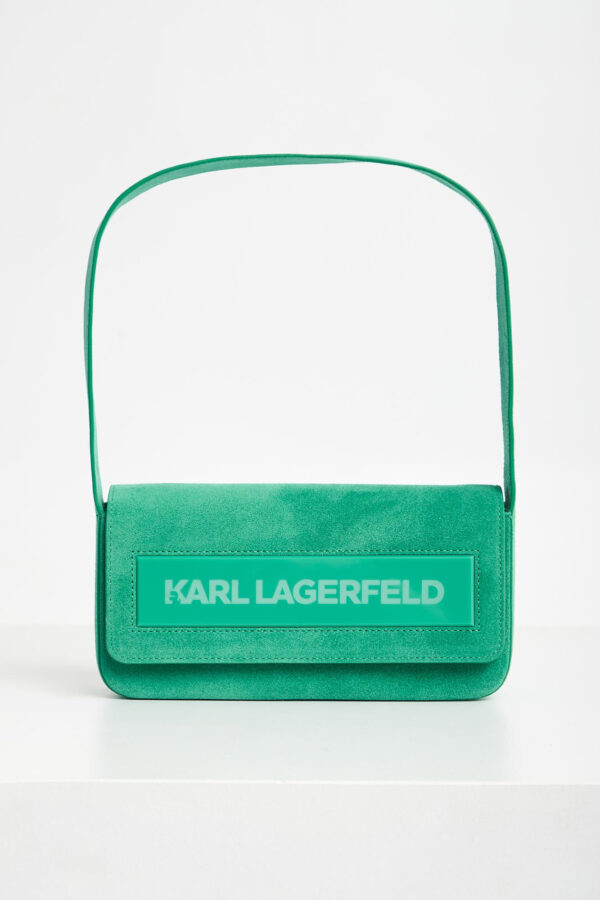 7437a4abe2235b697871bf6e82426465a83cba0d Torebka damska zamszowa KARL LAGERFELD