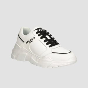 745a4993910b453edc7809a84855834aa9550d8f JUST CAVALLI Białe sneakersy Fondo Casper
