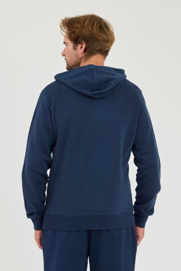 LA MARTINA Granatowa męska bluza Hooded Cot