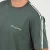 ARMANI EXCHANGE Zielony męski t-shirt bawełniany