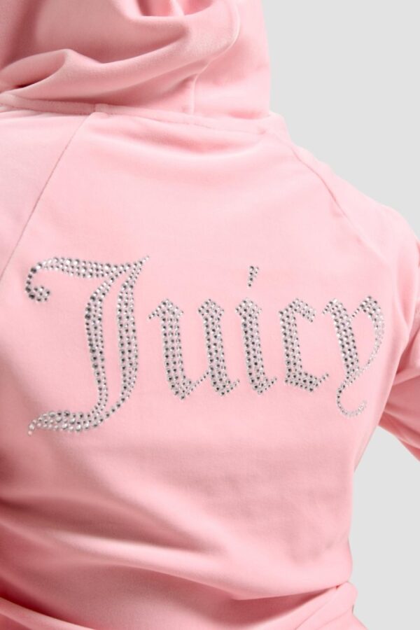 JUICY COUTURE Różowa damska bluza Madison Hoodie