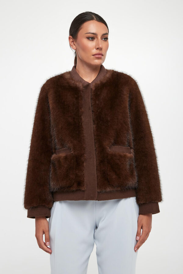 Futro damskie wełniane VALENTINI